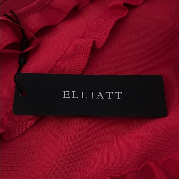 Elliatt Red Ruffle Dress - Picture 5 of 6